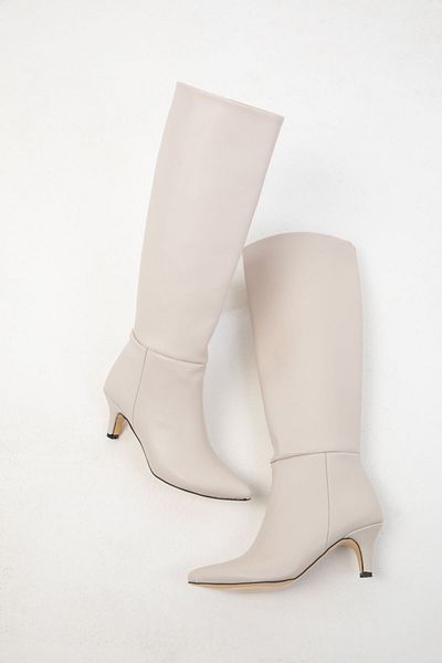 SOHO Beige Women's Boots 17676