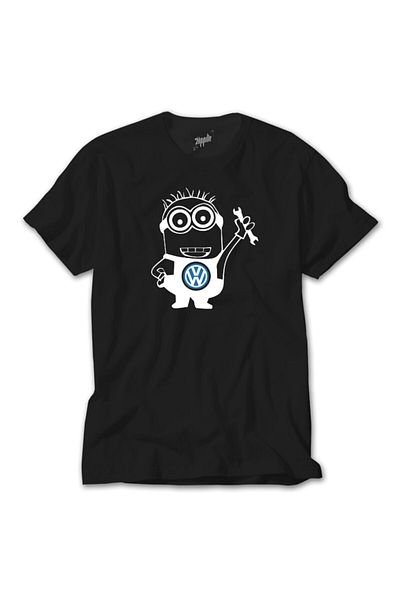 Z zepplin Μαύρο T-Shirt Volkswagen Minion