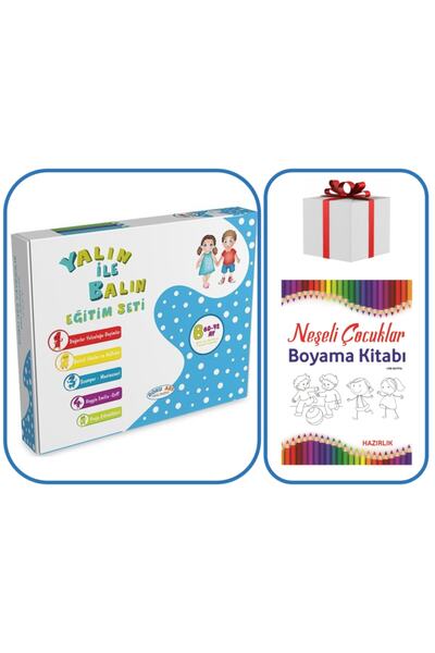 Doku AES Yayınları Doku Aes Yalın Ile Balın 60-72 Ay Eğitim Seti (boyama Kita...