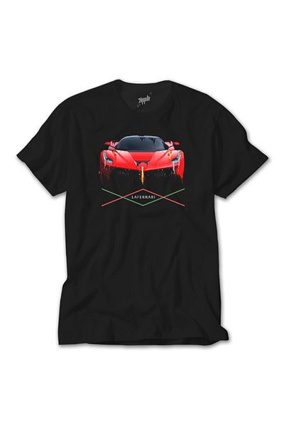 Z zepplin Μαύρο T-Shirt Laferrari