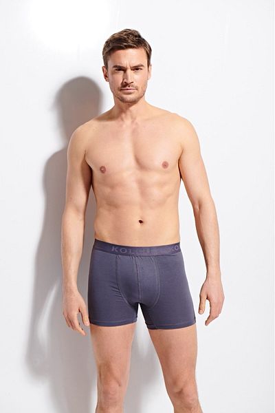 Kolcu Men's Lycra Boxers K1340 - Smoked