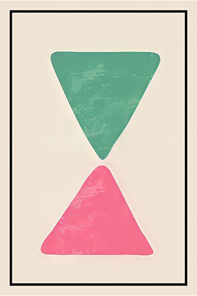 hediyeniburadabul Tablou/Poster din lemn cu design abstract