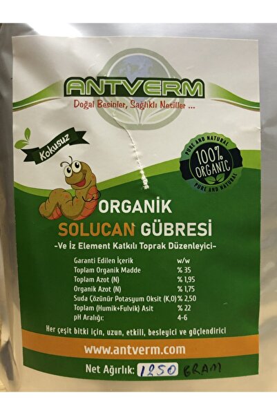 Antverm 1250 Gr Orkide Ortanca Yediveren Papatya Salon Çicekleri Için Organik...