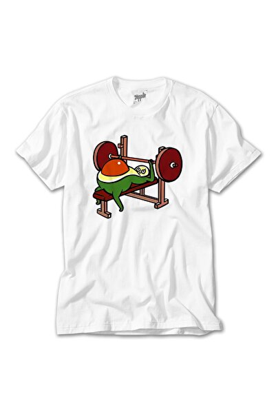 Z zepplin Авокадо Фітнес Біла футболка