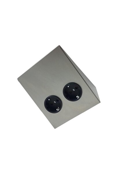 yigitled Mutfak Dolap Tezgah Altı Ikili Priz Paslanmaz