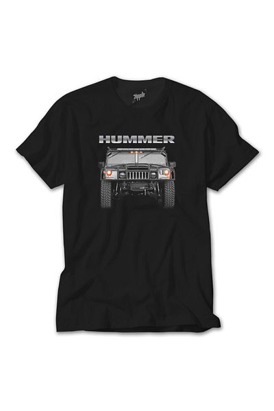 Z zepplin Ανδρικό μπλουζάκι Hummer μαύρο
