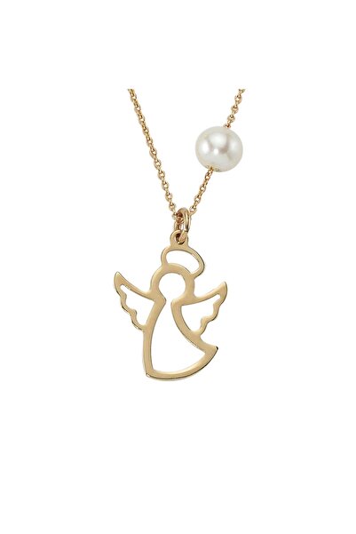 Altın Sepeti İncili Melek Altın Kolye