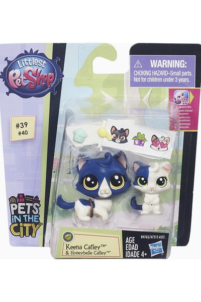 Littlest Pet Shop Minish And Cub Keena Catley,honeybelle Catley Minishes Pet Shop Original Minishes Lps