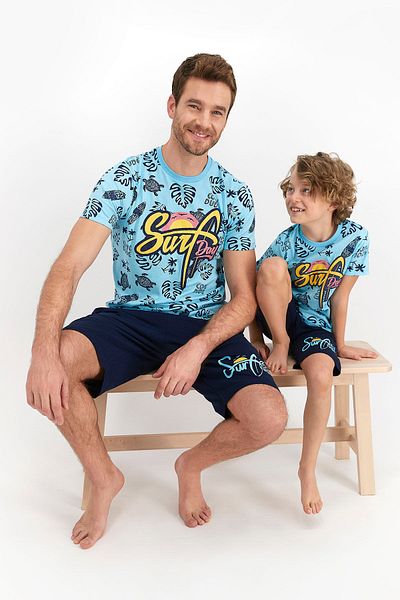 ROLY POLY Ανδρικό κοστούμι βερμούδας Rolypoly Surf Day Aqua