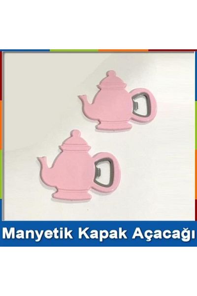 Çokuygunuz Magnetic Bottle Soda Spout Lid Opener Opening Kit with Teapot Figure