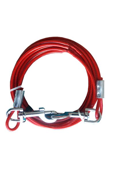 Pet Style 4.5 Meter Dog Garden Binding Steel Rope - 5 mm