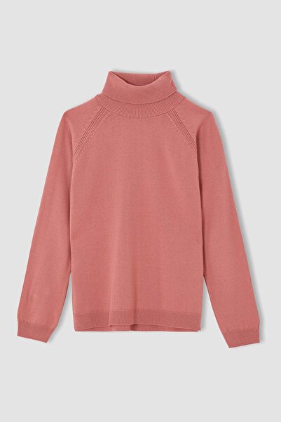 DeFacto Pulover pentru fetiță, cu gât roșu, cu croială obișnuită, cu tematică...