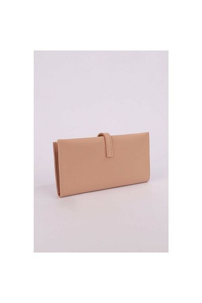 efnanstore Powder Women's Wallet with Soft Leather Buckle and Multiple Compartments