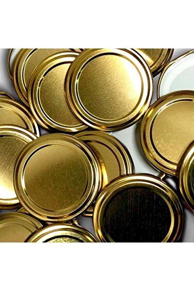 Homedius 25'li Gold Kavanoz Kapağı