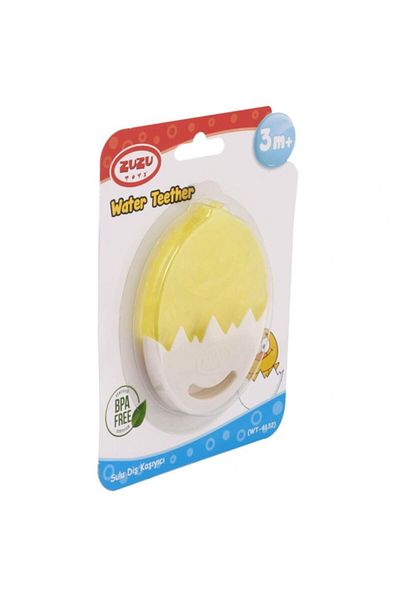 Zuzu Toys عضاضة على شكل بيضة مكسورة - أصفر