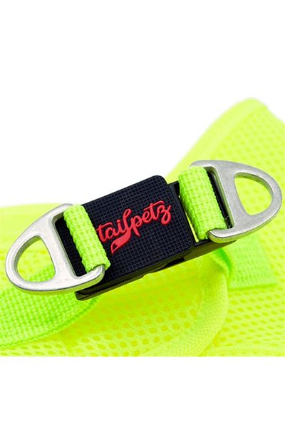 Tailpetz Air-mesh Neon Yellow Chest Collar 2xs