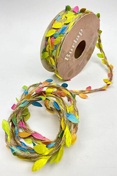 Hobigram 5 метрів кольорової плетеної стрічки для прикрашання упаковки – декоративна стрічка, стильний дизайн