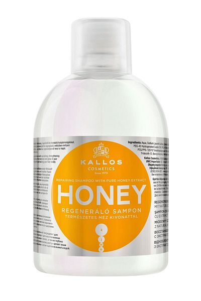 Kallos Cosmetics Honey 1000ml Pure Honey Extract Renewing Shampoo