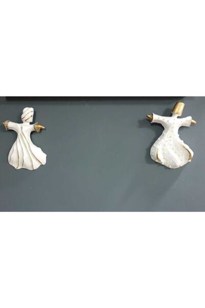 elif aksesuar 2 Li Dekoratif Polyester Semazen Biblo