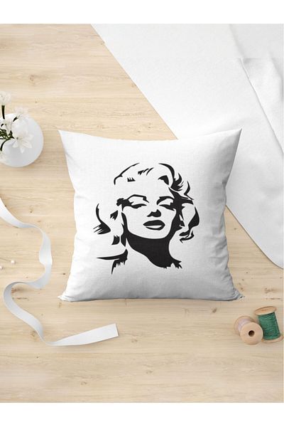 Panorama Ajans Μαξιλαροθήκη με σχέδιο πορτραίτου Marilyn Monroe