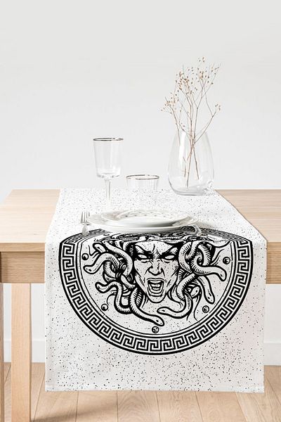 Realhomes Μοντέρνο Suede Runner με ψηφιακή εκτύπωση ειδικής σχεδίασης