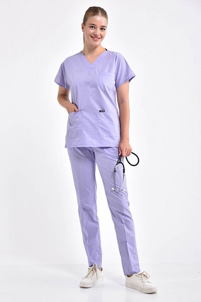 Owlet Medikal Set uniformă chirurgicală liliac
