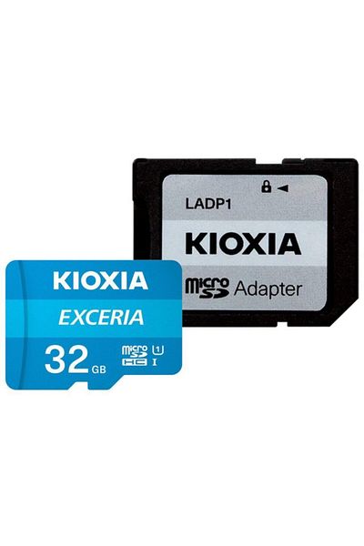 Kioxia بطاقة الذاكرة Kioxia 32 جيجا Exceria Microsd C10 U1 Uhs1 R1 Lmex1l032gg2