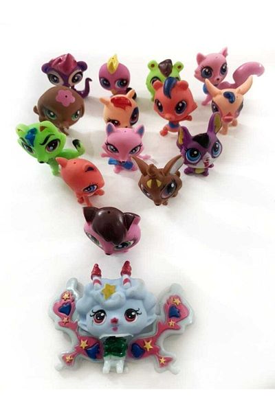 Mia Minis Family 15 قطعة Minis - Littlest Pet Homes Minis