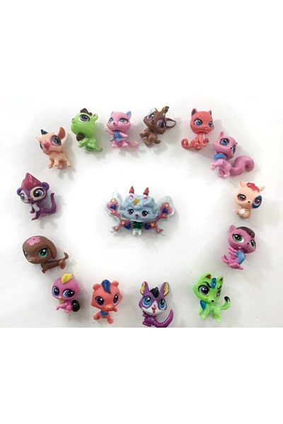 Mia Minis Family 15 قطعة Minis - Littlest Pet Homes Minis
