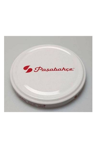Paşabahçe Tahtakale 10 Pieces Metal White Silicone Canning Jar Lids - Asya10