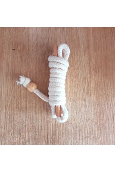 Moccotoys Montessori Ip Geçir Oyunu Boncuklu Ipi Bej