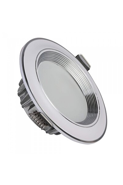 YCL 5 W Smd Led Spot - Gün Işığı (3000k) - Beyaz&gümüş Kasa - Yuvarlak - Sıvaaltı