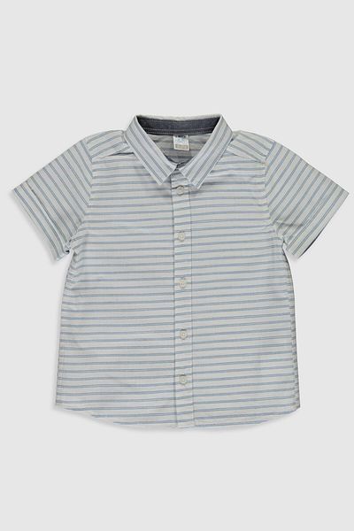LC Waikiki Baby Boy Blue Striped Lens Shirt