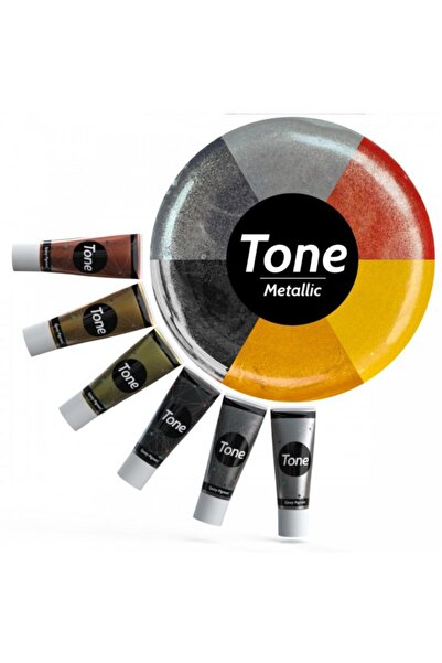 Resinin Tone Metallic Epoksi Renk Pigmenti Seti Metalik Renkler 6x25 Ml