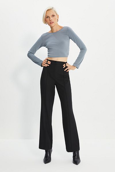 Trendyol Collection Hose - Schwarz - Wide Leg