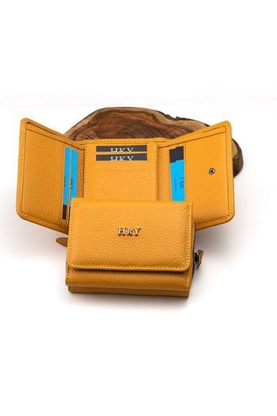 HKY Genuine Leather Women's Wallet