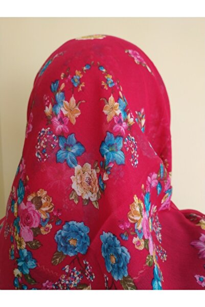 Başaran tekstil Yazma, Yemeni, Tülbent, 100x100cm, Kenarları Kroşetalı, Tamamen Pamuklu, Terletmez