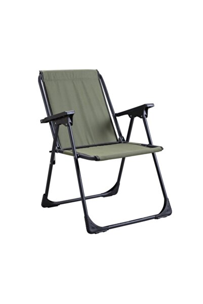 Leva House Katlanır Plastik Kollu Lüks Kamp Sandalyesi