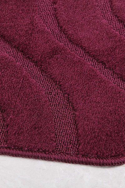 Confetti Symphony 60x100 50x60 cm BQ Eggplant Bath Rug
