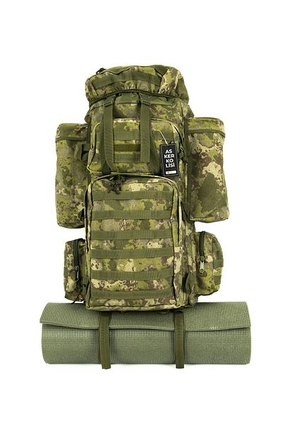 Asker Kolisi 110 L New Tsk Camouflage Military Bag - Mountaineer Tactical Field Bag