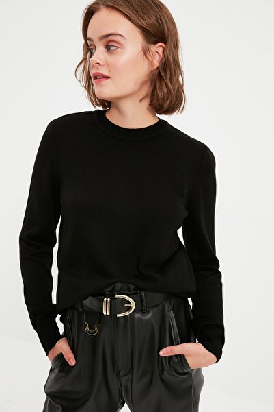 Trendyol Modest Black Knitwear Sweater TCTAW22AK0026