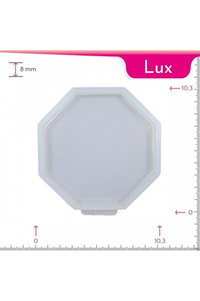 Mold-it قاعدة أكواب لوكس قالب سيليكون مثمن واحد