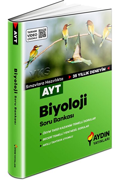 Aydın Yayınları *güncel Baskı* Ayt Biyoloji Soru Bankası