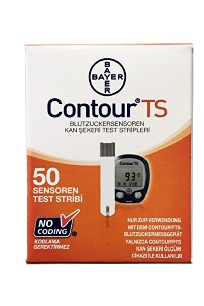 Bayer Contour Ts Şeker Ölçüm Çubuğu 50 Strip