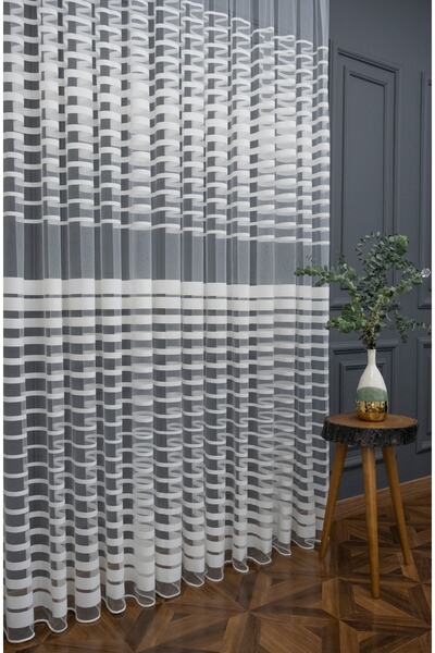 perdealemi Спортивний візерунок стрічковий тюль, 250x250, звичайний ворс, 1/2,5