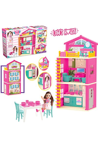 hediyecik Lola Prenses 3 Katlı Ev Oyun Seti