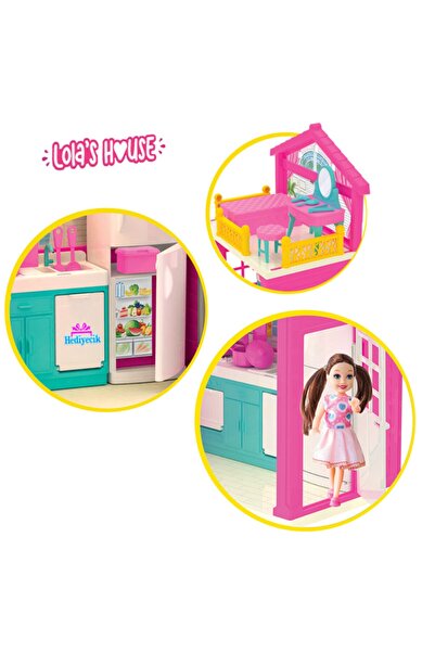 hediyecik Lola Prenses 3 Katlı Ev Oyun Seti