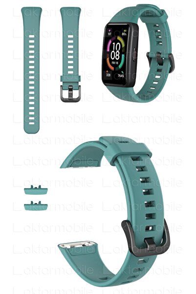 AktarMobile Huawei Band 6 Silikon Kordon Premium Spor Kayış - Tam Uyumlu Pim ...