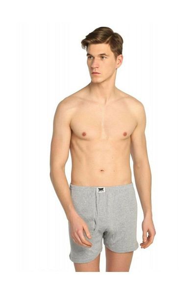 Tutku 6 Κομμάτια Ribbed Grey Color Long Boxers