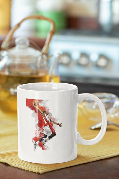 BabyLimon كوب أبيض مطبوع من ديمار ديروزان هدية عصرية